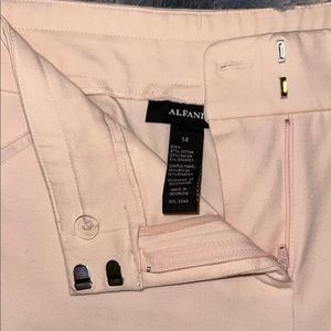 Alfani Cream Dress Pants with Smooth Fabric
